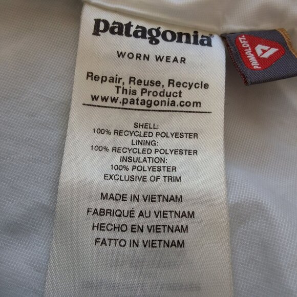 Patagonia Womens Nano Puff Jacket Thermal Blue Sz M Gorpcore Winter Essential - Picture 9 of 10